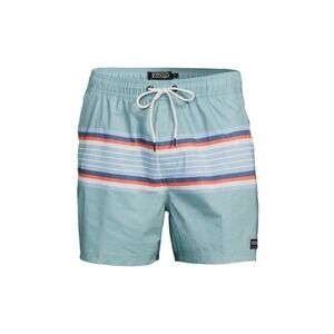 Ezekiel Ohana Striped Swim Shorts Size 32 sage green